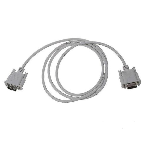 Câble adaptateur VGA DB15 mâle vers RS232 DB9 broches mâle / câble d'extension graphique vidéo (blanc,1,5 m)