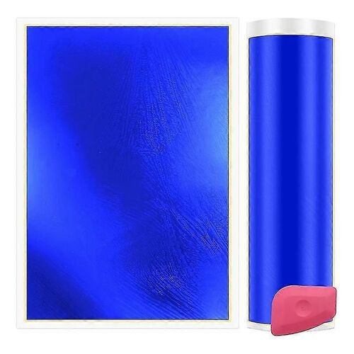 Papier De Couleur De Marquage De Gravure Laser,2pcs Papier De Marquage Bleu,15,3 X 10,4 Pouces De Papier De Gravure Laser Pour