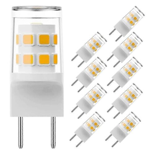 10pcs G8 Led Ampoule 3w Equivalent À G8 Ampoule Halogène 20w-25w,Ampoule T4 Bi-Pin G8 / Gy8.6 Base,G8