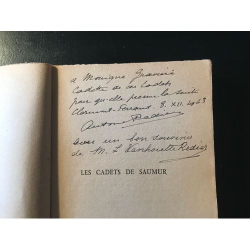 [Bel Envoi Autographe Signé, Daté Et Localisé] Antoine Rédier - Les Cadets De Saumur (Emmanuel Vitte - Lyon)