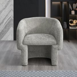 Fauteuil Cabriolet En Tissu Taupe