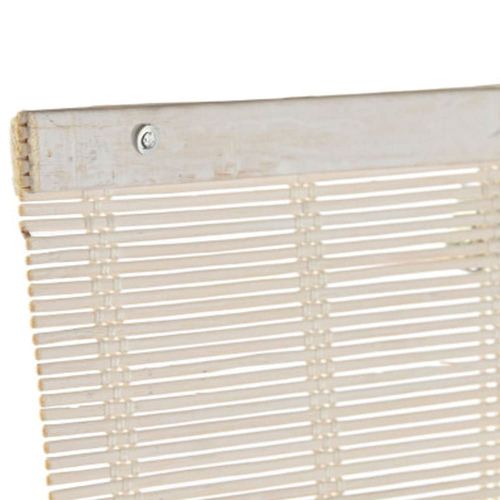 Store Enrouleur Intérieur En Bambou Blanc 90x2x175cm