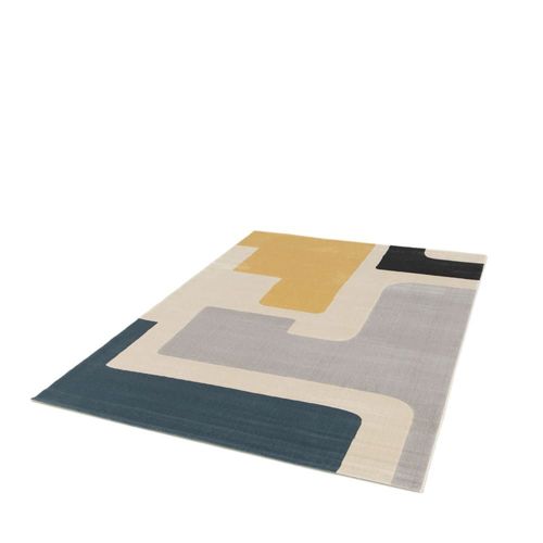 Tapis Contemporain Géométrique - 200x290cm Multicolore Polypropylène