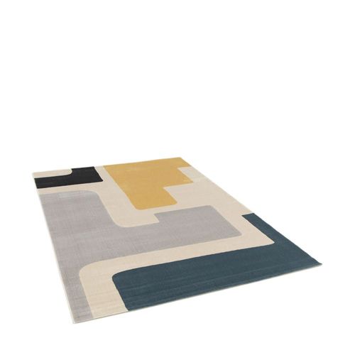 Tapis Contemporain Géométrique - 120x170cm Multicolore Polypropylène