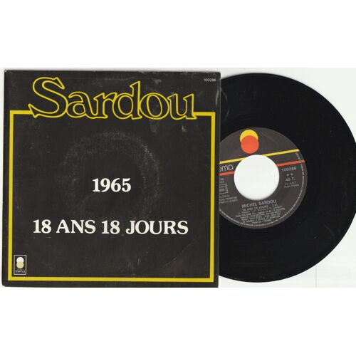 Tres Rare 45t Sp Michel Sardou 1965 - 18 Ans 18 Jours / Trema 100286