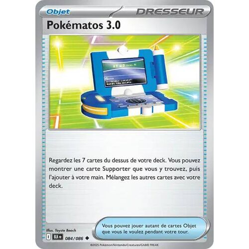 Carte Pokémon - Pokématos 3.0 - 084/086 - Ev10,5 Foudre Noire