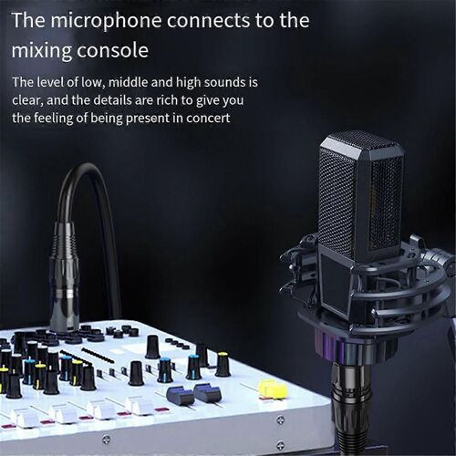 Câble audio XLR pour microphone karaoké,1 mètre