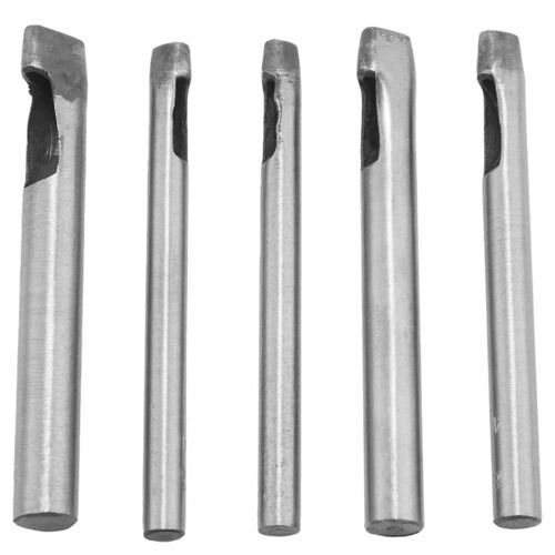 5 Pièces De Poinçon À Trou Creux Ensemble De Forme Ovale En Cuir Trou Creux Poinçon Cutter Pour Le Travail Du Cuir (4x6mm, 4