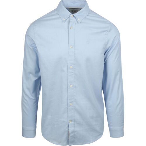 Chemise Scotch And Soda Core Oxford Clair Bleu Clair Bleu Taille M