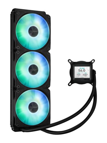 ASUS Prime LC 360 ARGB - Système de refroidissement liquide de processeur - Taille de radiateur : 360 mm - (pour : AM4, AM5, LGA1700, LGA1200, LGA115x Socket, LGA1851) - cuivre - 120 mm