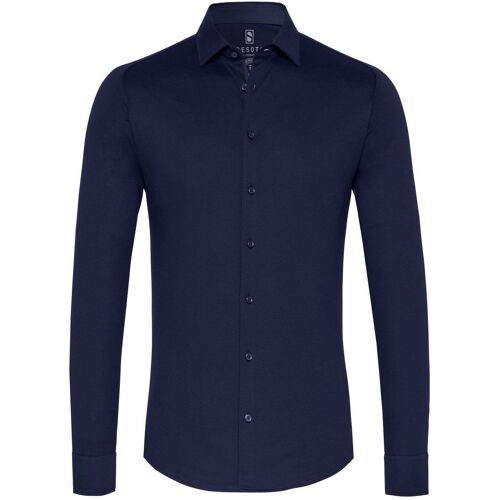 Chemise Desoto Kent Sans Repassage Foncé Bleu Foncé Bleu Taille L