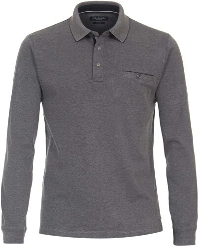 Casa Moda Polo Manches Longues Gris Taille Xl