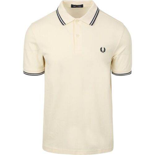 Polo Fred Perry M3600 Ecru Y24 Beige Blanc Cassé Taille S
