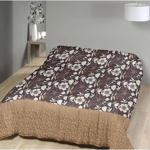 Couette Imprimée Bouquet - 1 Personne - Mi Saison - Mortreux