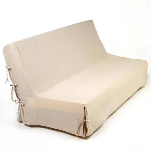 Housse Bz - Mortreux - Ivoire - 90 X 140 - 50% Polyester - 50% Coton - Toutes Saisons