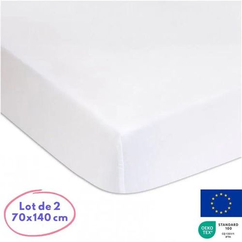 Alèses Éponge Coton Pu - Easy Dort - 70x140 - Blanc - Bébé - Mixte