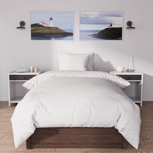 Couette Blanche 140x200 Cm Luxe 550 Gr, Par Soleil D'ocre