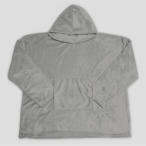 Poncho Adulte 85x118 Cm Calin Gris, Par Soleil D'ocre
