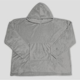 Poncho Adulte 85x118 Cm Calin Gris, Par Soleil D'ocre
