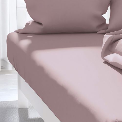 Drap Housse Uni 140x190 Cm Zzz Rose