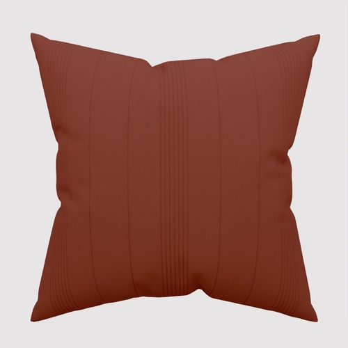 Housse De Coussin 60x60 Cm Adele Brique, Par Soleil D'ocre