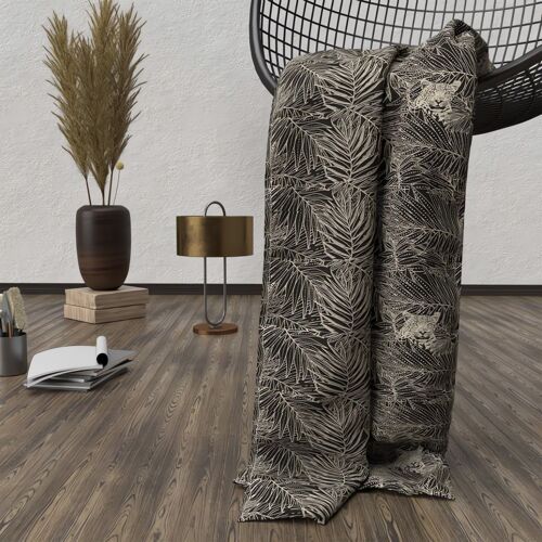 Plaid Polaire En Microfibre 120x160 Cm Safari, Par Soleil D'ocre