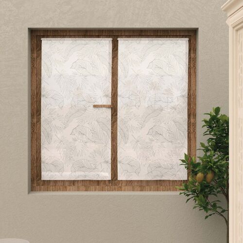 Paire De Brise Bise 60x120 Cm Celia Kaki, Par Soleil D'ocre