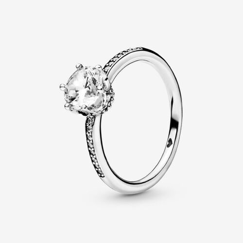 Pandora Bague Solitaire Couronne Scintillante Incolore