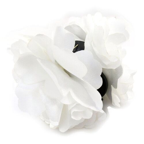 Promotion ! Pince Créateur 'scarlett' Blanc - Motif 8 Cm