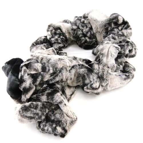 Promotion ! Echarpe Créateur 'babouchka' Noir Gris