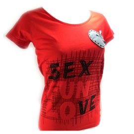 Promotion ! Tee-Shirt Créateur 'desigual' Rouge