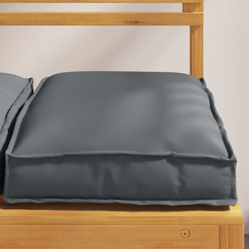 Vidaxl Coussins Palette Siège - 2 Pièces Anthracite 40x40x8 Cm En Tissu Oxford
