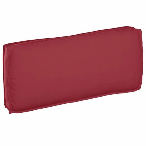 Vidaxl Coussin De Palette Rouge Vin Pour Siège/Dossier 120x50x12 Cm Tissu Oxford