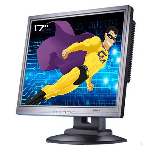 Ecran PC Pro 17" Belinea 1745 S1 BJ10002 VESA VGA DVI-D Audio 5:4 1280x1024