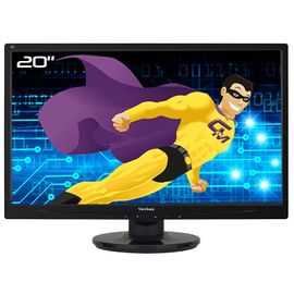 Ecran PC Pro 20" ViewSonic VA2046a-LED VS15449 LED TFT VGA WideScreen 16:9