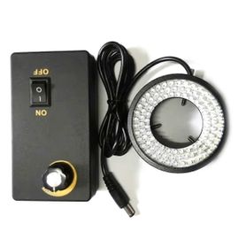 Microscope optique de vision industrielle CCD LED Lumière blanche Diamètre intérieur 50mm 96 grain Lampe 6-1