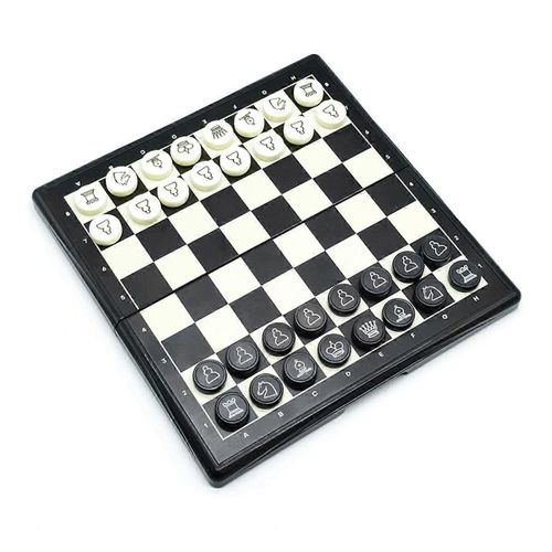 Magnétique Pliant Chess Étudiants Extra Small Mini Magnétique Portable Poche Échecs Environmental Protec