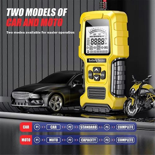 Testeur De Batterie De Voiture 12v 24v Système De Batterie Détecter Analyseur De Batterie Automatique Pour Batterie De Moto De Voiture Cr