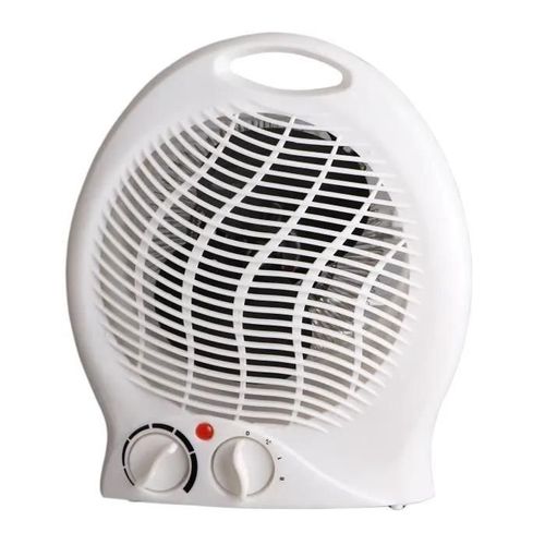Radiateur soufflant fixe - VELAMP - 2000W - 2 vitesses - Blanc - Convection électrique