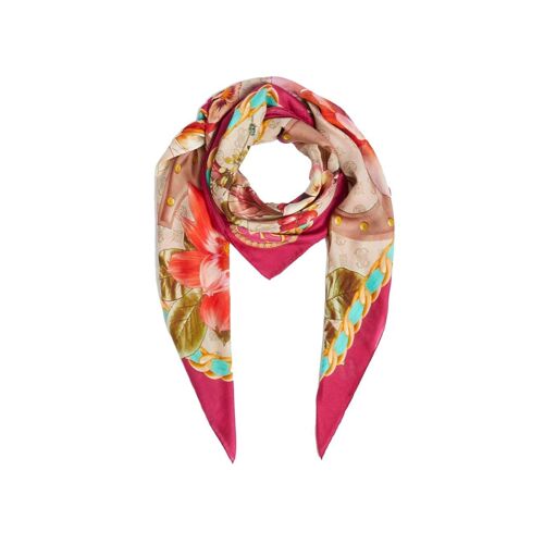 Foulard Guess Flowers Femme Rose