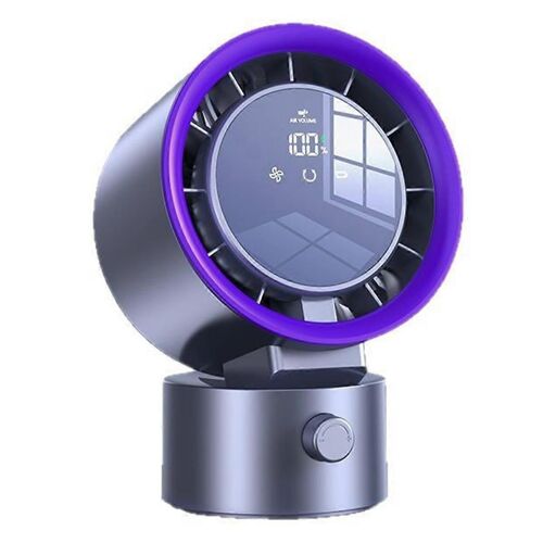 Ventilateur sans pale 100 vitesses,ventilateur de refroidissement portable silencieux avec affichage numérique,circulation d'air à grande vitesse