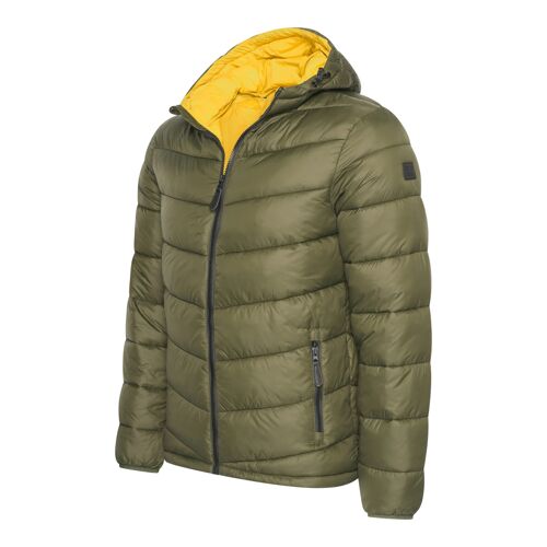 Cappuccino Italia Hooded Winter Jacket Army Vert