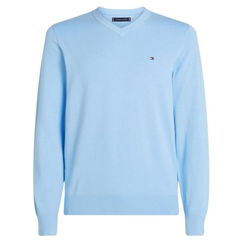 Tommy Hilfiger V-Neck Pullover Bleu