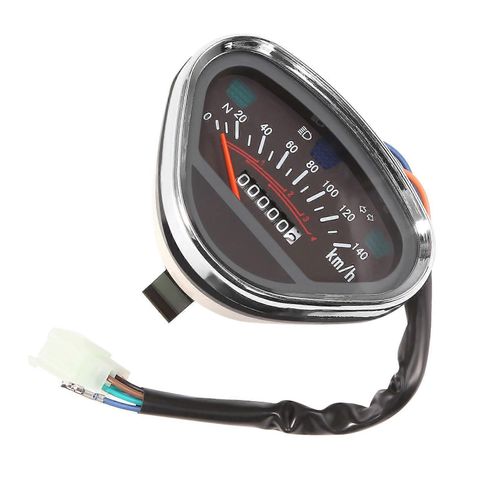 Moto Compteur Odomètre Jauge Rétro-Éclairage Lcd Indicateur Numérique Instrument Pour Vintage 70 Jialing70