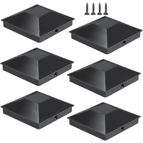 (3,5 Po X 3,5 Po)Capuchons De Poteau De Clôture En Bois,Imperméable Aux Uv,Empêche Le Poteau De Se Fissurer Et De Pourrir Pour Le Poteau C