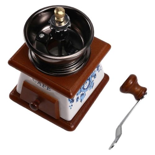 Moulin À Café Manuel Vintage,Moulin À Grains D'espresso Avec Noyau En Céramique,Grosseur Réglable,Idéal Pour