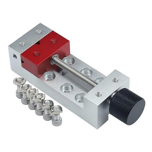 Outils de bricolage 100MM machine de gravure étau pince à mâchoires en aluminium outil de serrage d'étau d'usinage à nez plat Cla