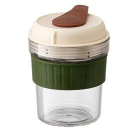 Tasse À Glaçons De 500 Ml Avec Bac À Glaçons À Pression, Cafetière À Infusion Froide En Silicone Pour Utilisation En Extérieur, Po