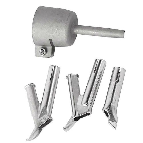 4pcs / Set 8mm Round & Triangular Speed Welding Buse de pointage pour soudage à l'air chaud Soudeur au chalumeau