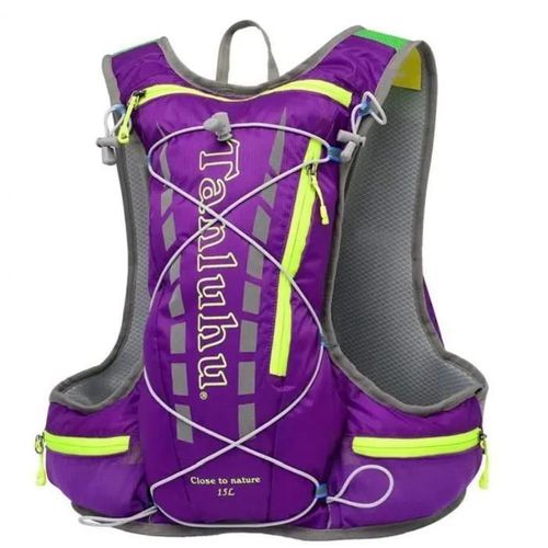 Sac À Dos Sac Hydratation En Cours D\'eau De L\'eau Gilet Light15l Capacityhiking Cyclisme Camping Bleu